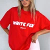Shirts & Blouses | White Fox Boutique Offstage Oversized Tee Cherry red