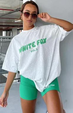 Shirts & Blouses | White Fox Boutique Offstage Oversized Tee Glacier grey