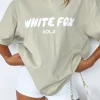 Shirts & Blouses | White Fox Boutique Offstage Oversized Tee Moss green