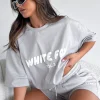Shirts & Blouses | White Fox Boutique Offstage Oversized Tee Moon grey