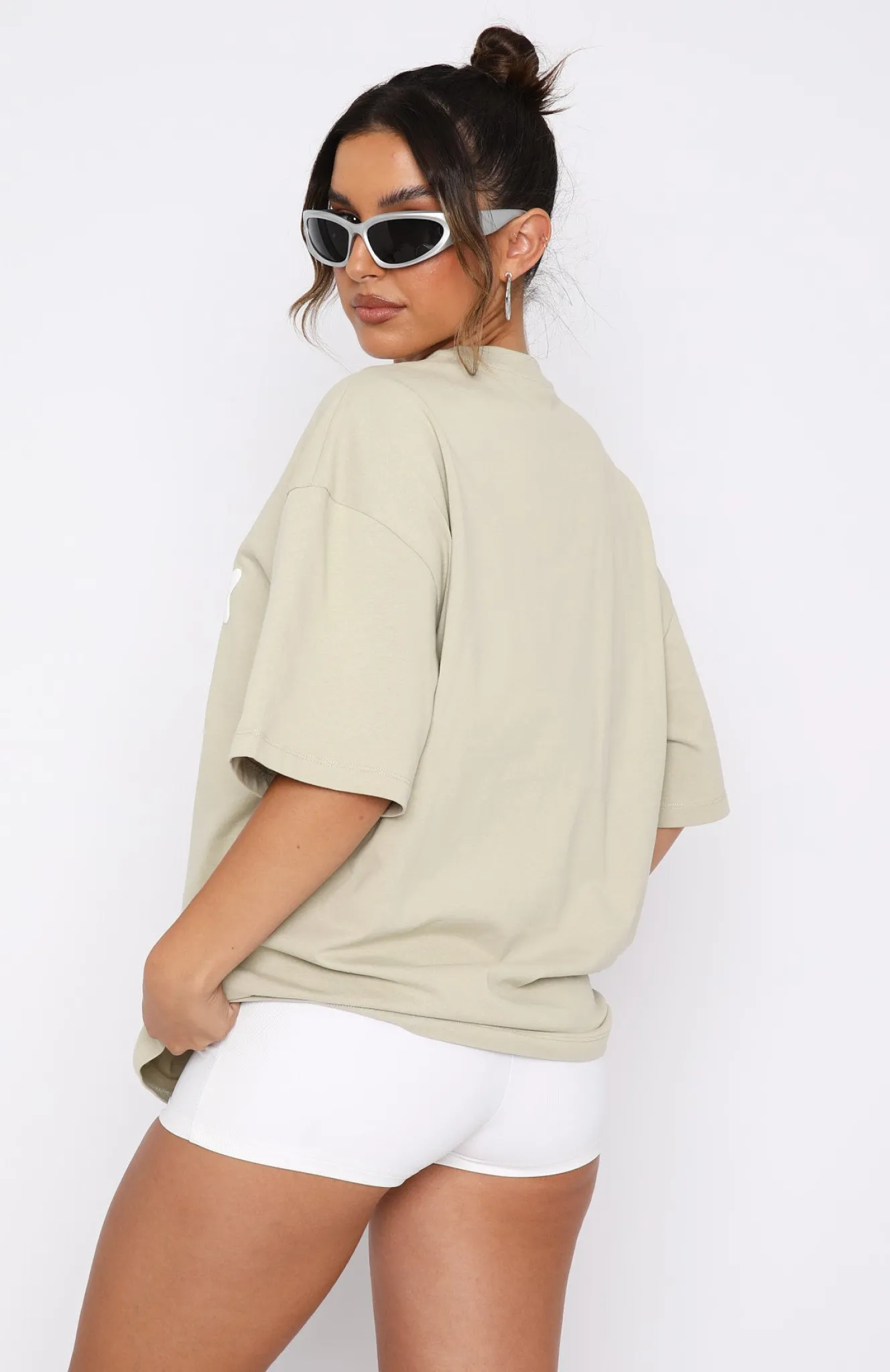 Shirts & Blouses | White Fox Boutique Offstage Oversized Tee Moss green