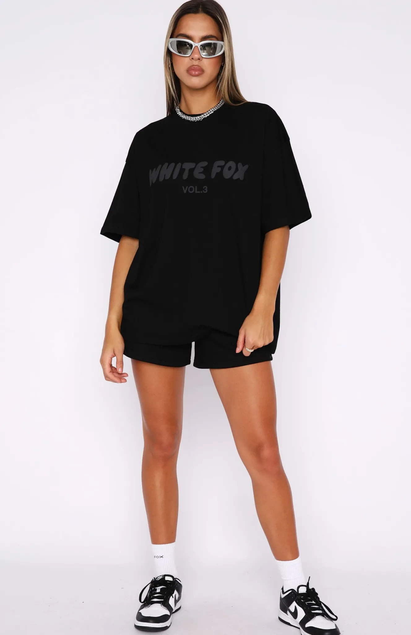 Shirts & Blouses | White Fox Boutique Offstage Oversized Tee Onyx black