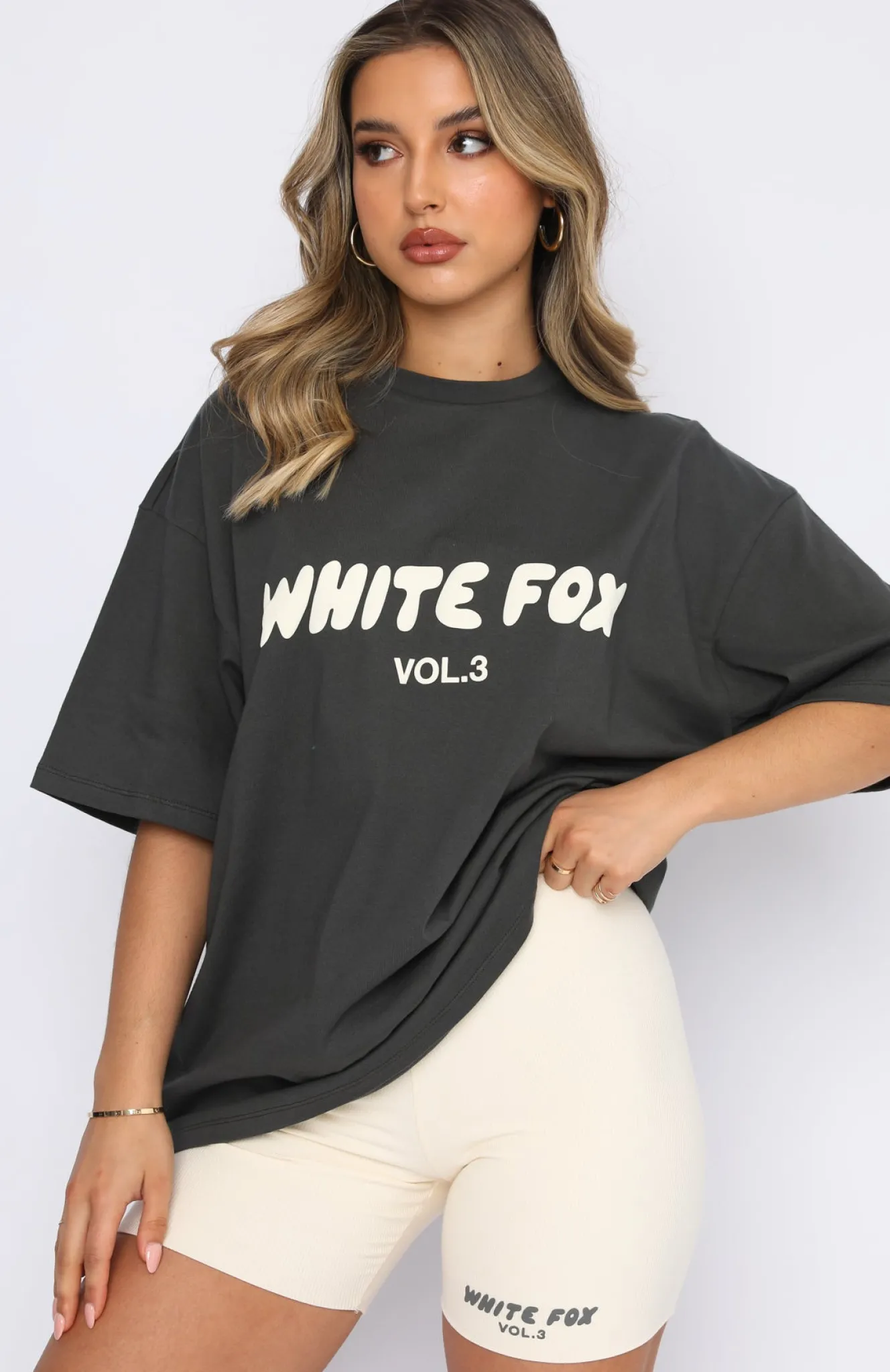 Shirts & Blouses | White Fox Boutique Offstage Oversized Tee Shadow grey