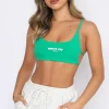 Shirts & Blouses | White Fox Boutique Offstage Ribbed Crop Amazon green