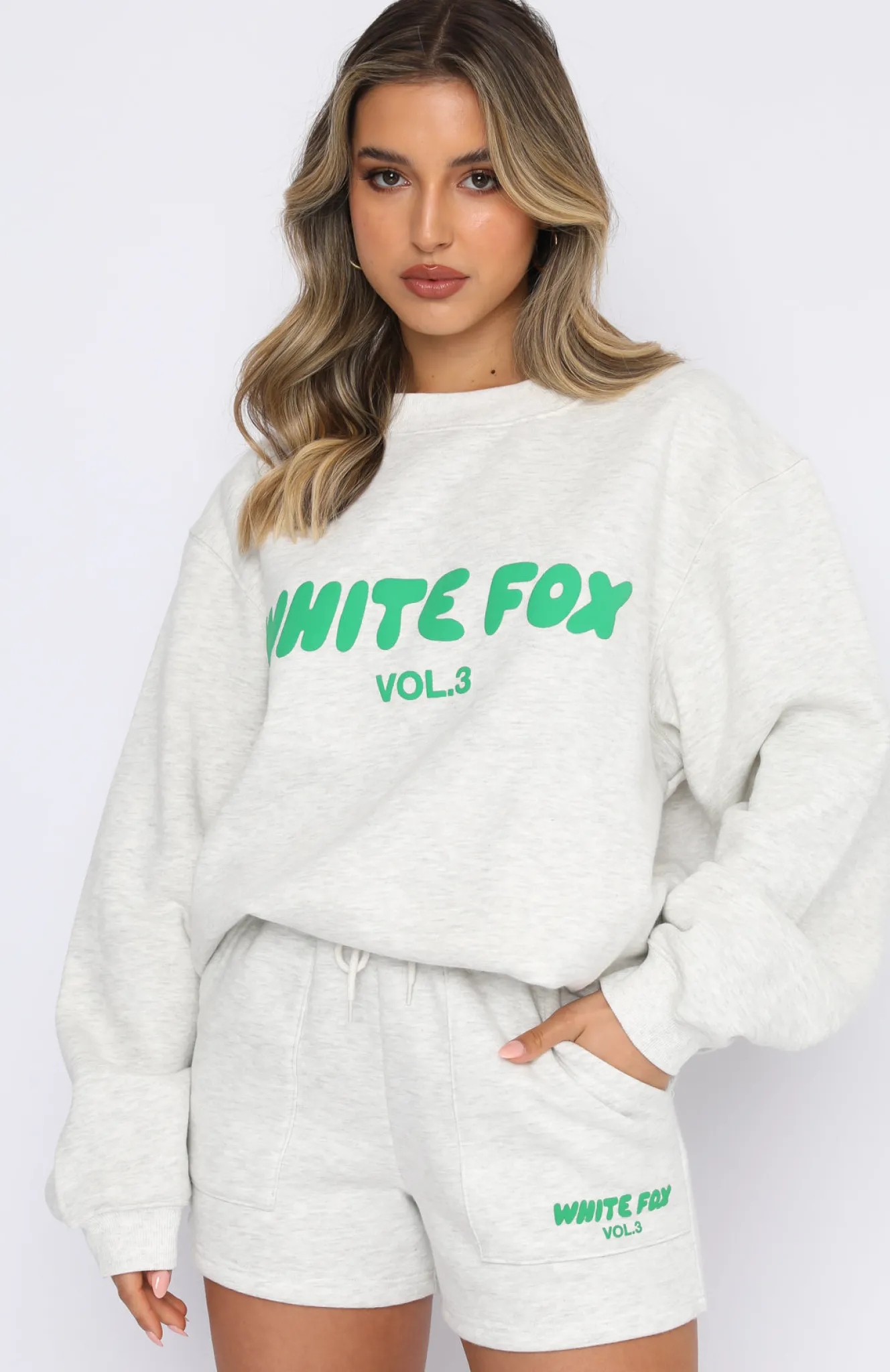 Jackets & Blazers | White Fox Boutique Offstage Sweater Glacier grey