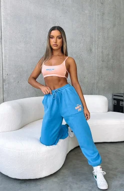 Sweatpants | White Fox Boutique Offstage Sweatpants Azure blue