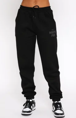 Pants | White Fox Boutique Offstage Sweatpants Onyx black