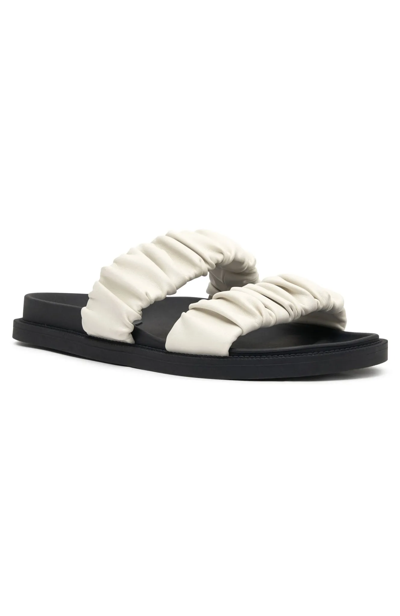 Slides | White Fox Boutique Ollie Slides Bone PU white