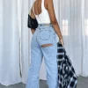 Denim | White Fox Boutique On Replay Jeans Ice blue
