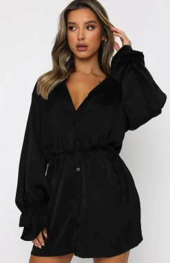 Restocked | White Fox Boutique Only Gets Better Mini Dress black
