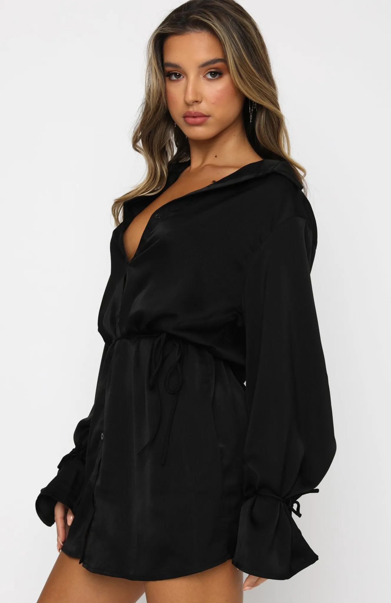 Restocked | White Fox Boutique Only Gets Better Mini Dress black