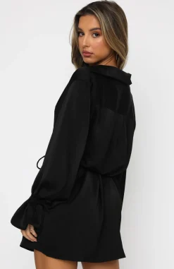 Restocked | White Fox Boutique Only Gets Better Mini Dress black