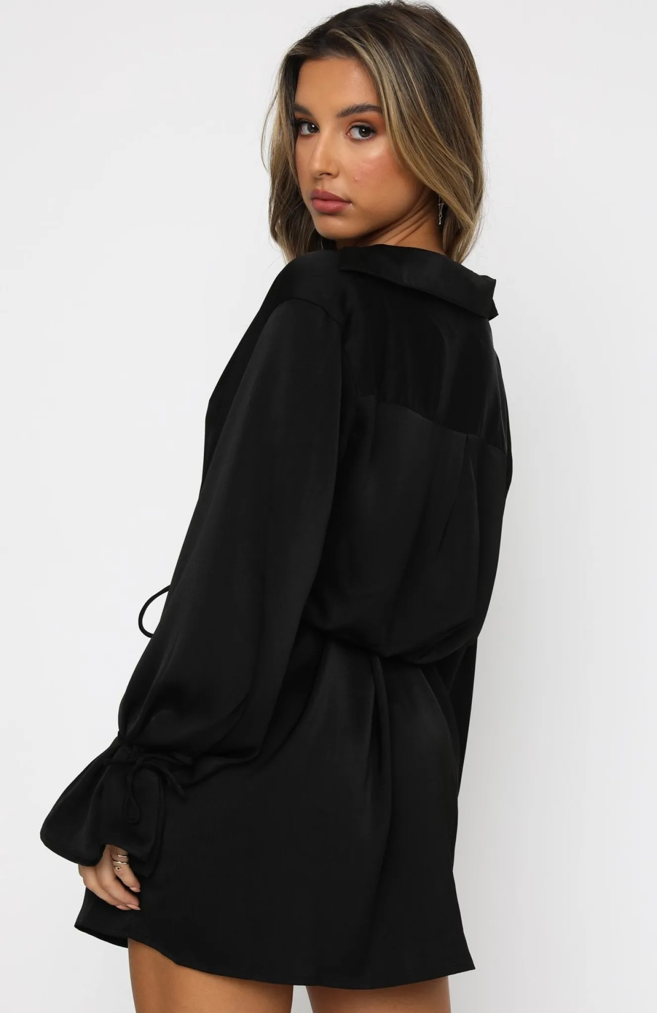 Restocked | White Fox Boutique Only Gets Better Mini Dress black