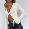 Shirts & Blouses | White Fox Boutique Opposites Attract Long Sleeve Knit Top Butter yellow