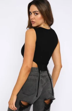 Shirts & Blouses | White Fox Boutique Out All Night Crop black