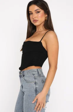 Shirts & Blouses | White Fox Boutique Out Of Focus Bustier black