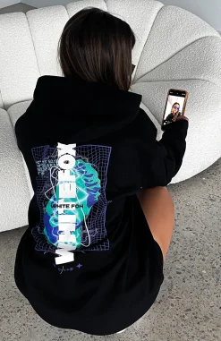 Jackets & Blazers | White Fox Boutique Out Of My Mind Hoodie black
