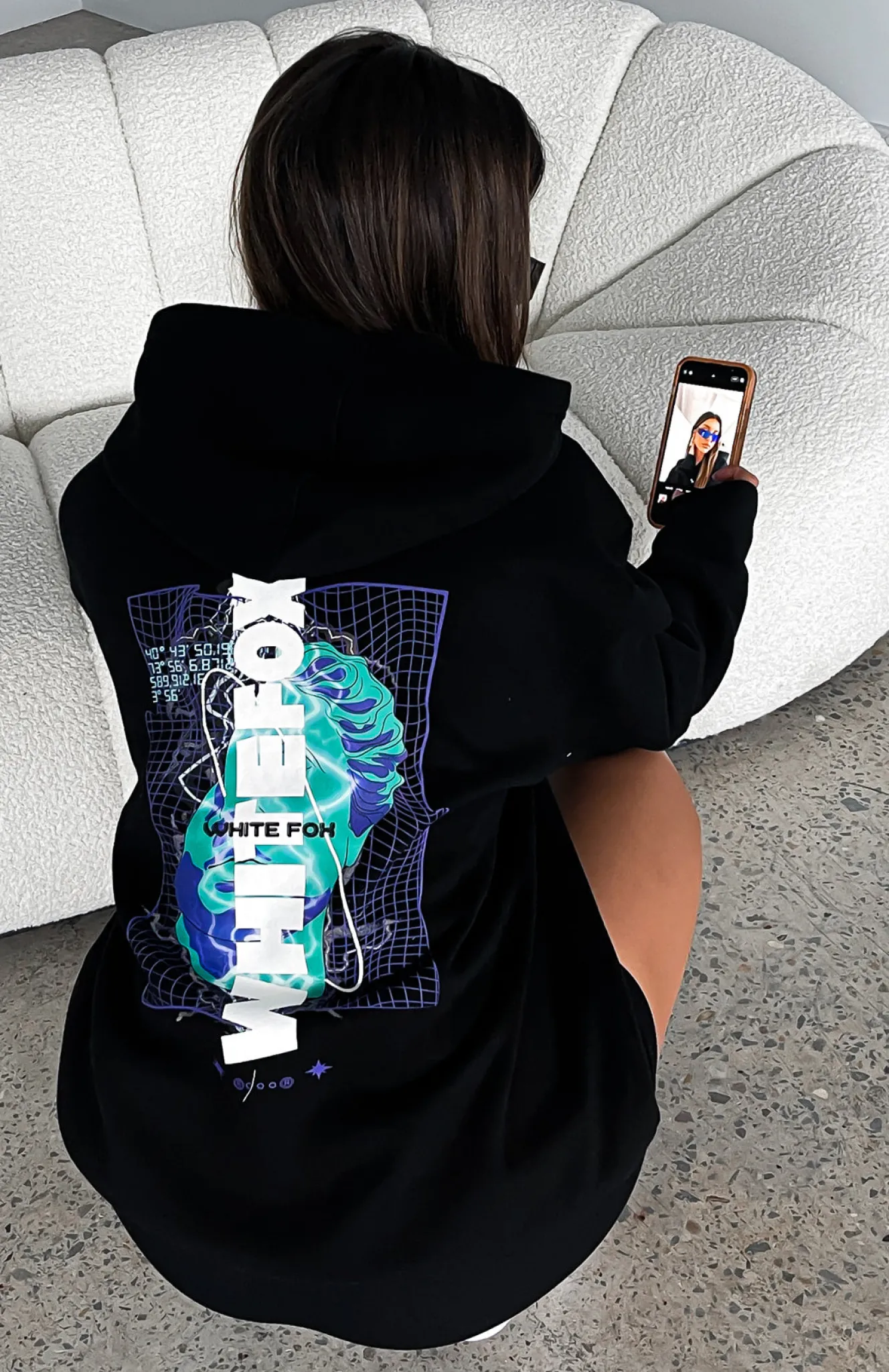 Jackets & Blazers | White Fox Boutique Out Of My Mind Hoodie black
