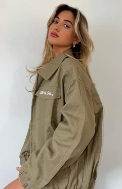 Jackets & Blazers | White Fox Boutique Out Of Tune Jacket Moss green