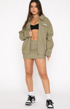 Jackets & Blazers | White Fox Boutique Out Of Tune Jacket Moss green