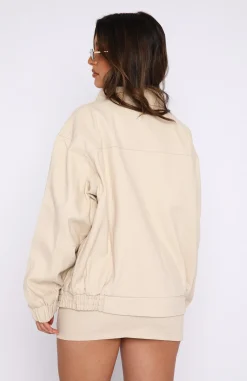 Jackets & Blazers | White Fox Boutique Out Of Tune Jacket Oatmeal nude
