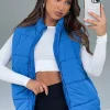 Jackets & Blazers | White Fox Boutique Outside The Lines Puffer Vest Electric blue