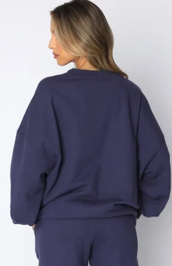 Jackets & Blazers | White Fox Boutique Own The Moment Sweater Navy blue
