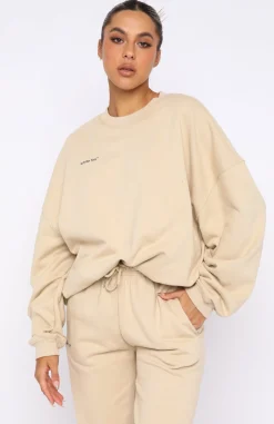 Jackets & Blazers | White Fox Boutique Own The Moment Sweater Sand nude