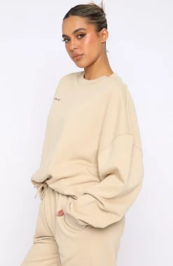 Jackets & Blazers | White Fox Boutique Own The Moment Sweater Sand nude