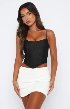 Shirts & Blouses | White Fox Boutique Part Of Me Bustier Vintage black