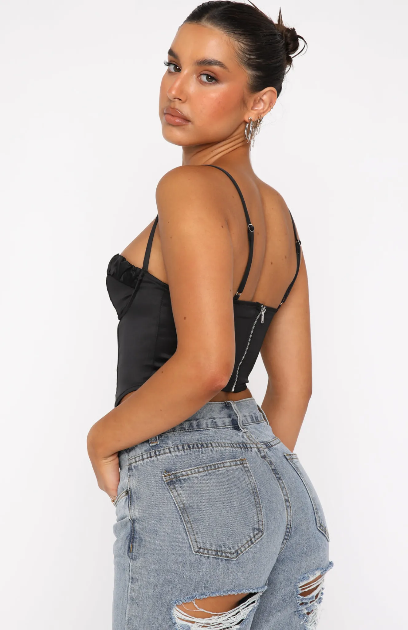 Shirts & Blouses | White Fox Boutique Partner In Crime Bustier black