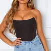 Shirts & Blouses | White Fox Boutique Patience Corset black