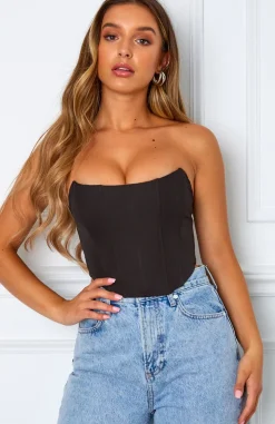 Shirts & Blouses | White Fox Boutique Patience Corset black