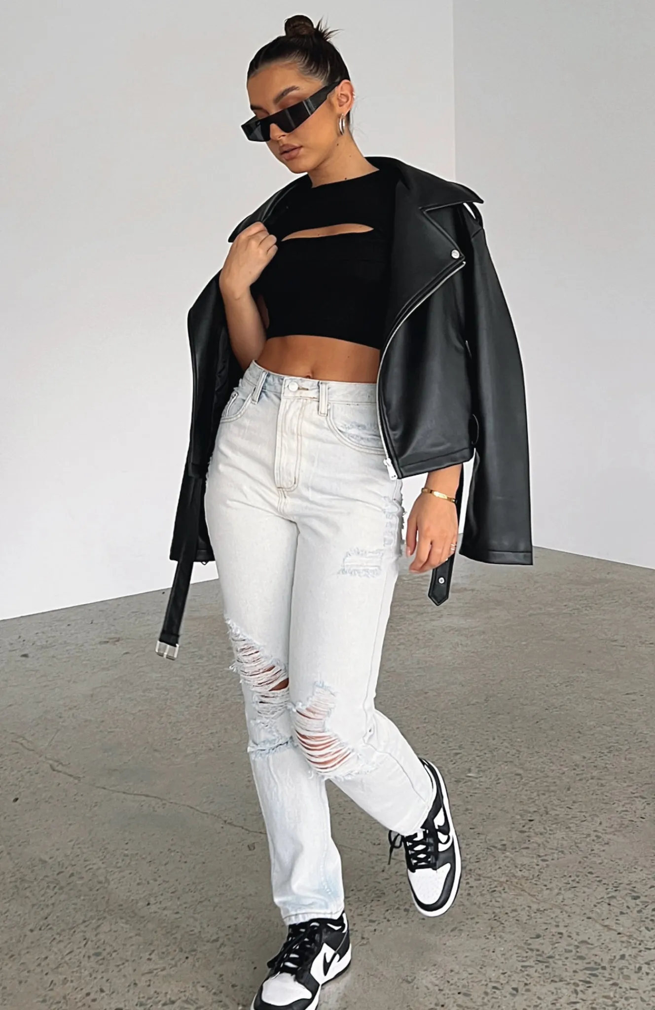 Denim | White Fox Boutique Piece Of Me Boyfriend Jeans Light blue