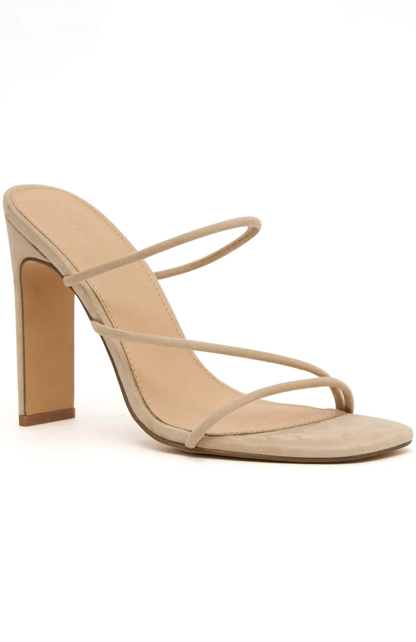 Heels | White Fox Boutique Piper Mules Suede nude