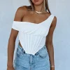 Shirts & Blouses | White Fox Boutique Play Hard To Get Crop white