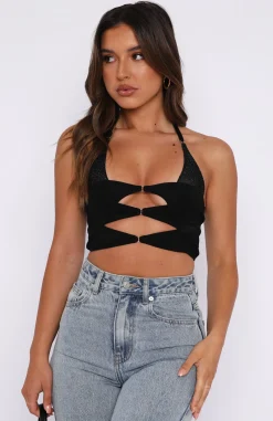 Shirts & Blouses | White Fox Boutique Playing Favourites Crop black