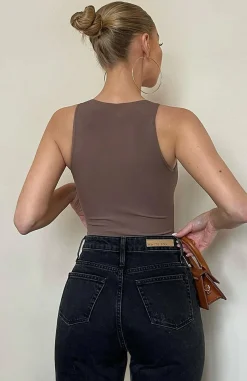 Shirts & Blouses | White Fox Boutique Playing To Win Bodysuit Mocha brown