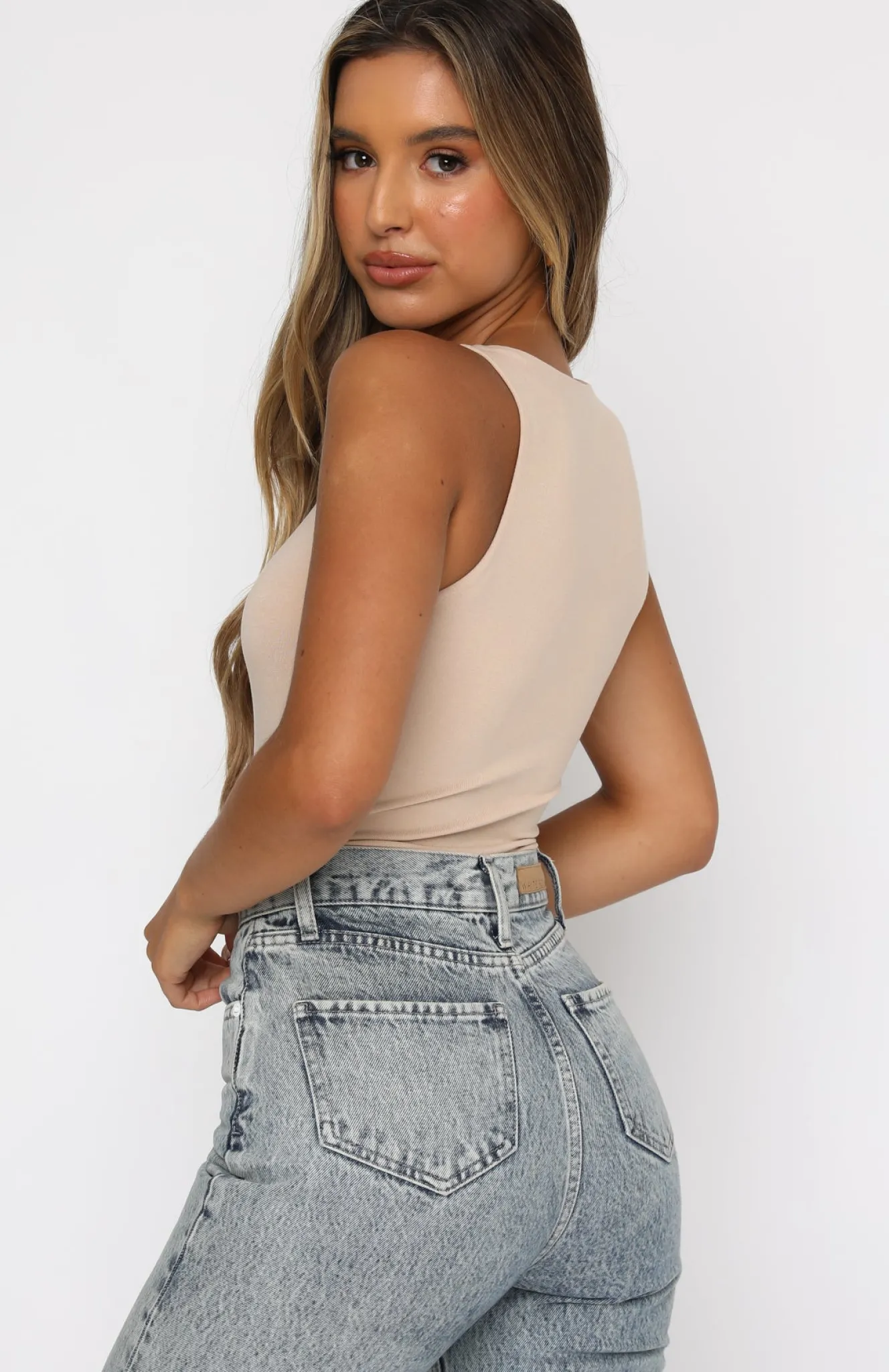Shirts & Blouses | White Fox Boutique Playing To Win Bodysuit nude