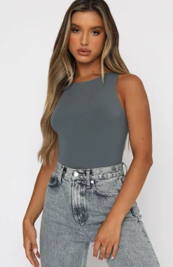 Shirts & Blouses | White Fox Boutique Playing To Win Bodysuit Petrol blue