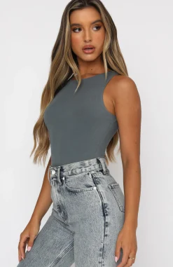 Shirts & Blouses | White Fox Boutique Playing To Win Bodysuit Petrol blue