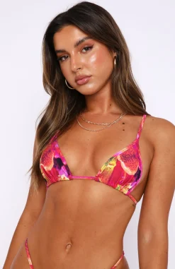 Bikini Tops | White Fox Boutique Positano Bikini Top Dragonfruit multi