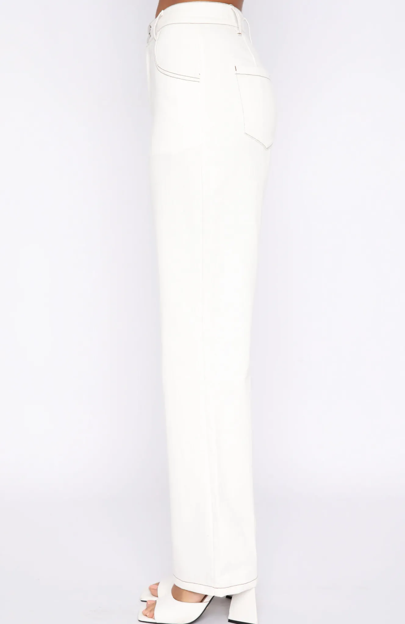 Denim | White Fox Boutique Power Play Pants Off white