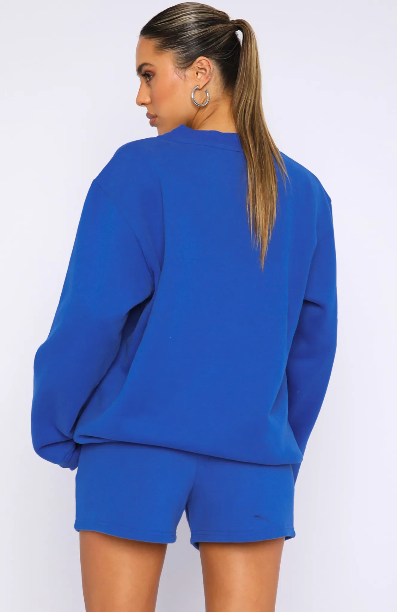 Shorts | White Fox Boutique Project 5 Lounge Shorts Cobalt blue