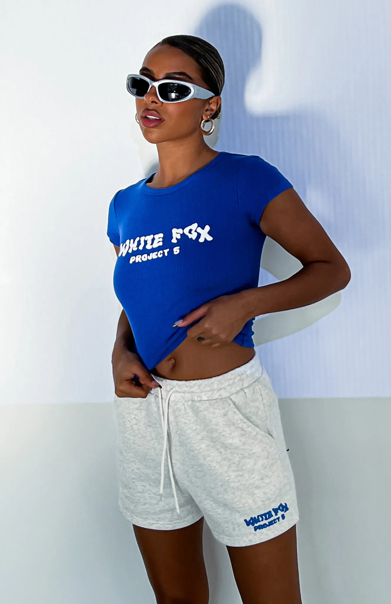 Shorts | White Fox Boutique Project 5 Lounge Shorts Gravity grey