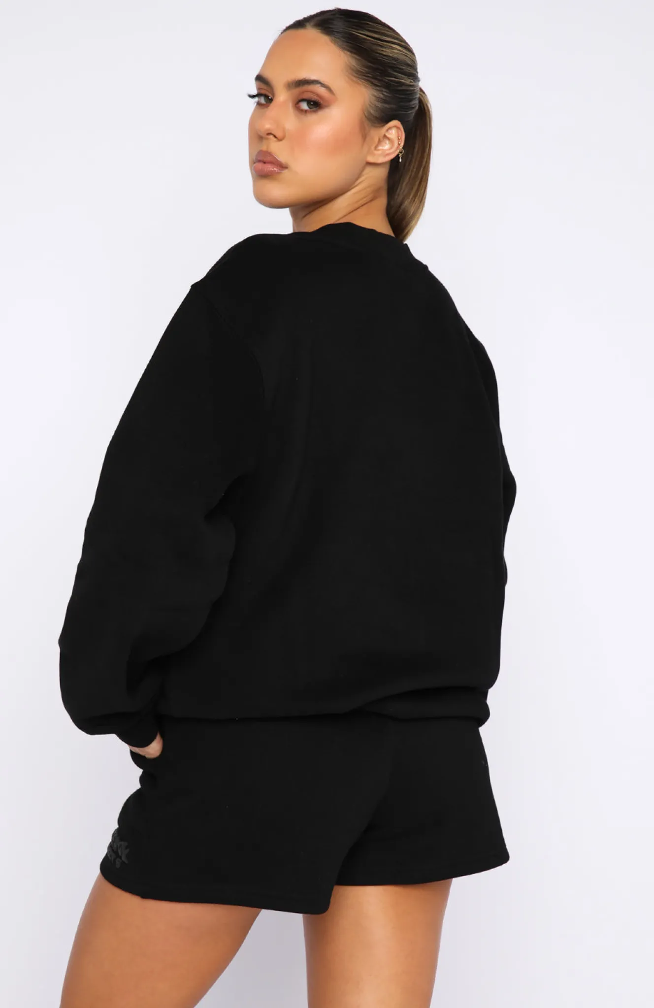 Shorts | White Fox Boutique Project 5 Lounge Shorts Ink black