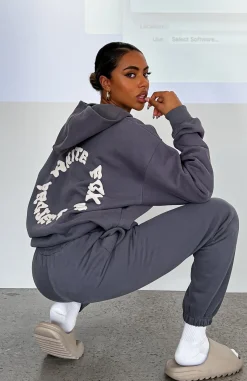 Jackets & Blazers | White Fox Boutique Project 5 Oversized Hoodie Volcanic grey