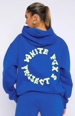 Jackets & Blazers | White Fox Boutique Project 5 Oversized Hoodie Cobalt blue