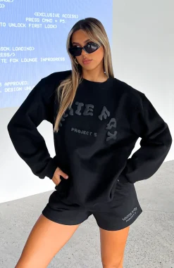 Jackets & Blazers | White Fox Boutique Project 5 Oversized Sweater Ink black