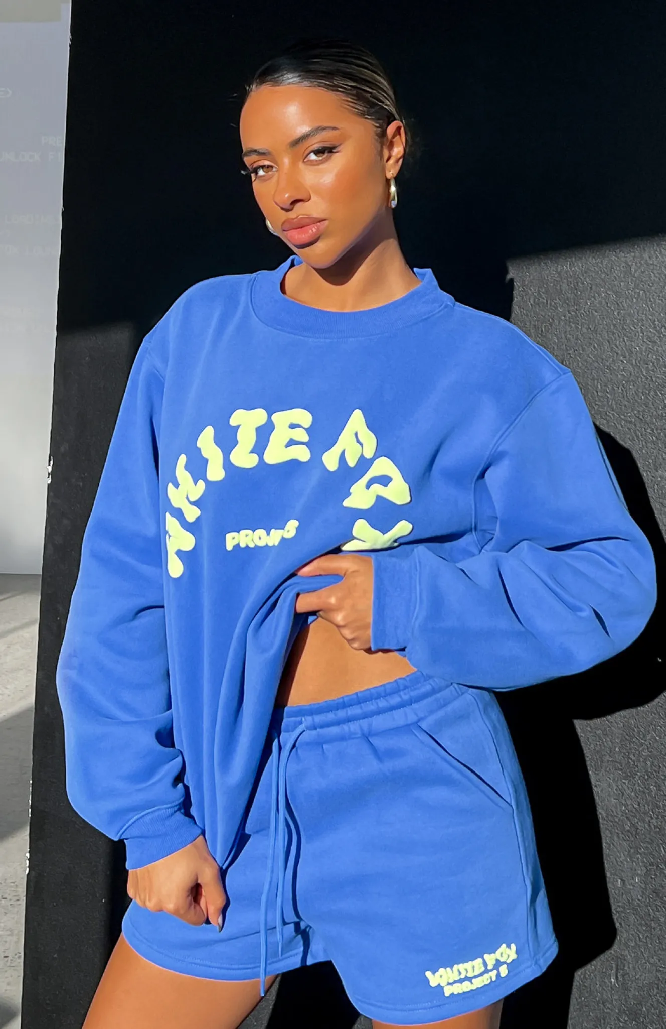 Jackets & Blazers | White Fox Boutique Project 5 Oversized Sweater Cobalt blue